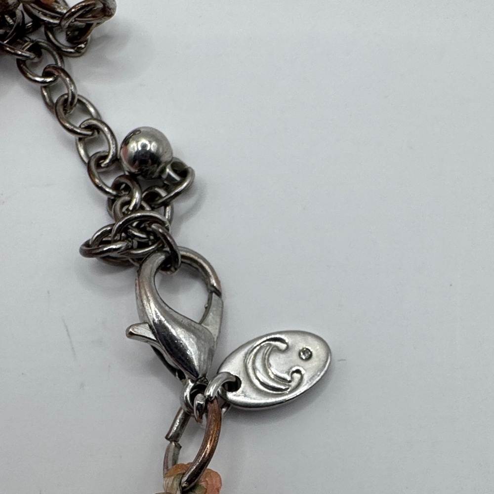 Charming Charlie Blush Pink 3 Strand Layered Necklace - Picture 5 of 5